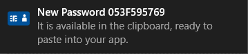 OTP notification